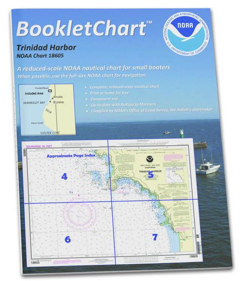 HISTORICAL NOAA BookletChart 18605: Trinidad Harbor