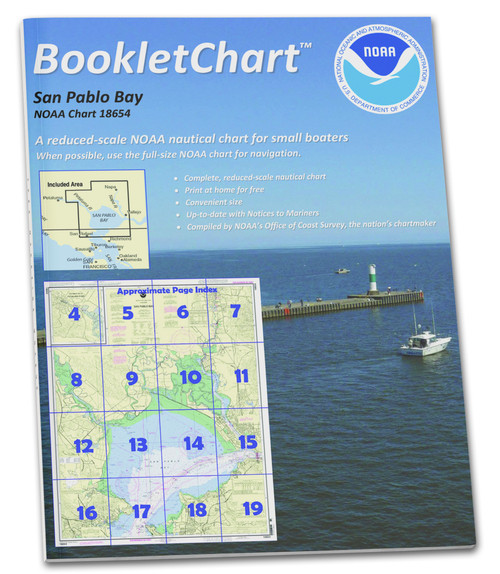 NOAA BookletChart 18654: San Pablo Bay