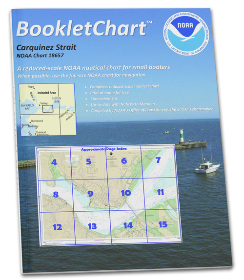 NOAA BookletChart 18657: Carquinez Strait