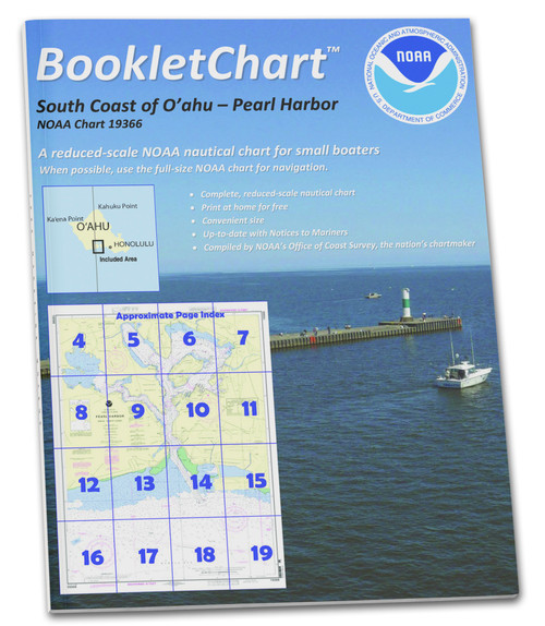 NOAA BookletChart 19366: Pearl Harbor O'ahu South Coast