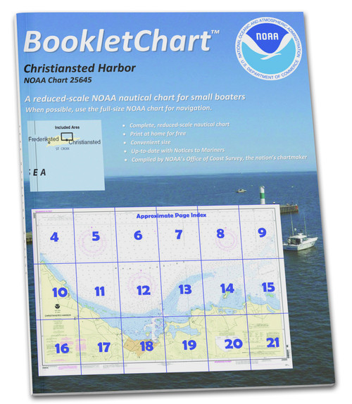 NOAA Booklet Chart 25645: Christiansted Harbor