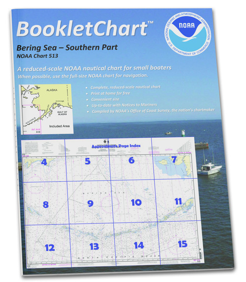 NOAA BookletChart 513: Bering Sea Southern Part