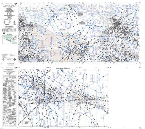Enroute Charts Low Altitude (Folded), Chart: Enroute Low Altitude CARIBBEAN 3/A3 (ELCB3) [CLONE]