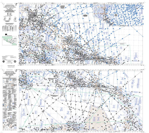 Enroute Charts Low Altitude (Folded), Chart: Enroute Low Altitude CARIBBEAN 5/6 (ELCB5) [CLONE]