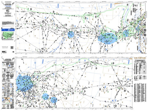Enroute Charts Low Altitude (Folded), Chart: Enroute Low Altitude L 1/2 (ELUS1) [CLONE]