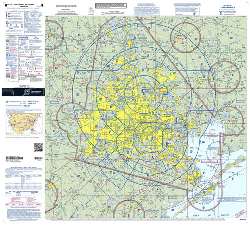 Terminal Area Charts (Folded), Folded Chart: Houston (THOU)
