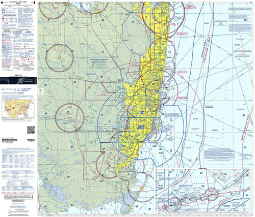 Terminal Area Charts (Folded), Folded Chart: Miami (TMIA)