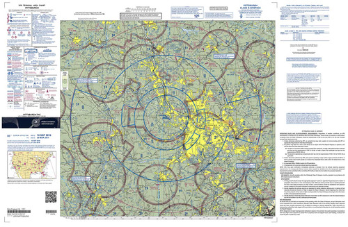 Terminal Area Charts (Folded), Folded Chart: Pittsburgh (TPIT)