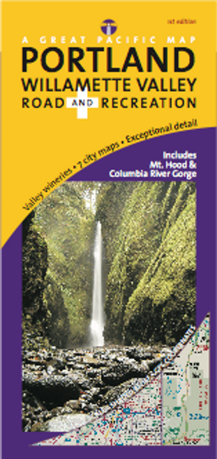 Portland / Willamette Valley Road & Recreation Map