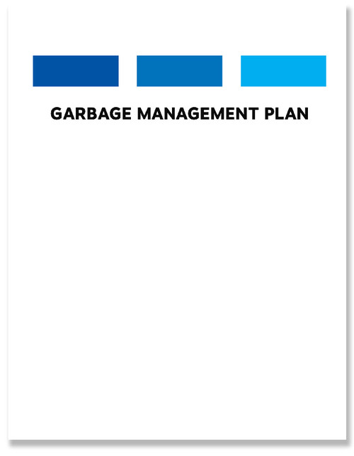 Garbage Management Plan Book