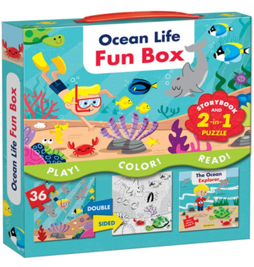Ocean Life Fun Box: Includes a Storybook and a 2-in-1 puzzle