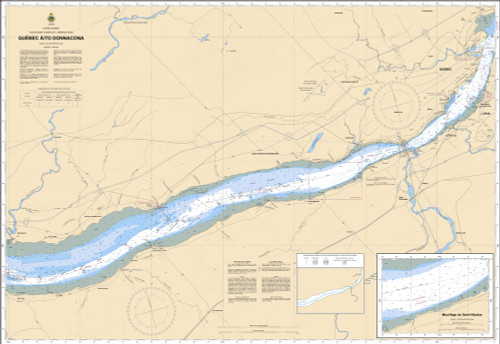 CHS Chart 1315: QuÃ©bec Ã /to Donnacona