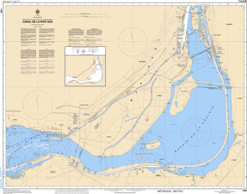 CHS Chart 1429: Canal de la Rive Sud
