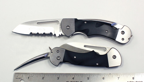 Myerchin BF300 Gen 2, Black G10 Handle, Captain [FOLDING BLADE]
