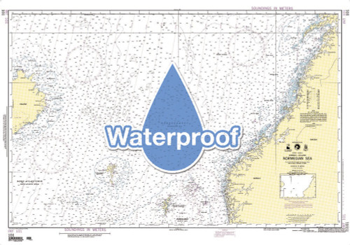 Waterproof NGA Chart 101: Norwegian Sea