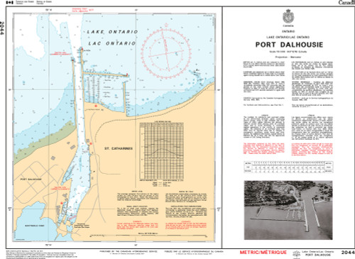 CHS Chart 2044: Port Dalhousie