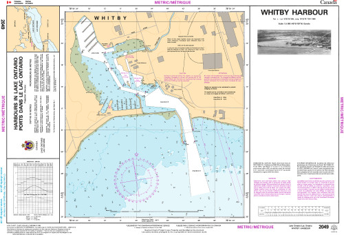 CHS Chart 2049: Whitby Harbour