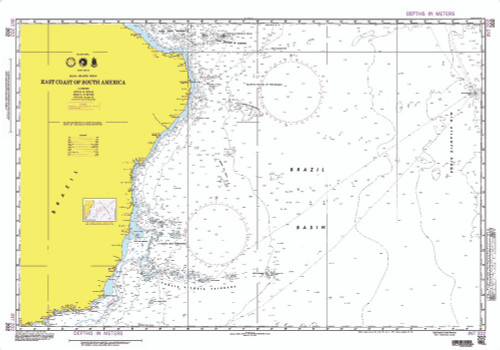 NGA Chart 202: East Coast of South America
