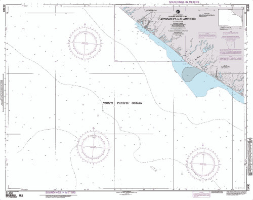 NGA Chart 21490: Approaches to Champerico