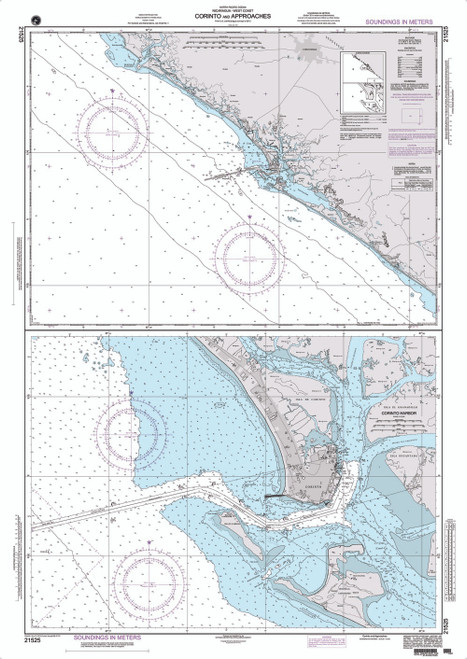 NGA Chart 21525: Corinto and Approaches