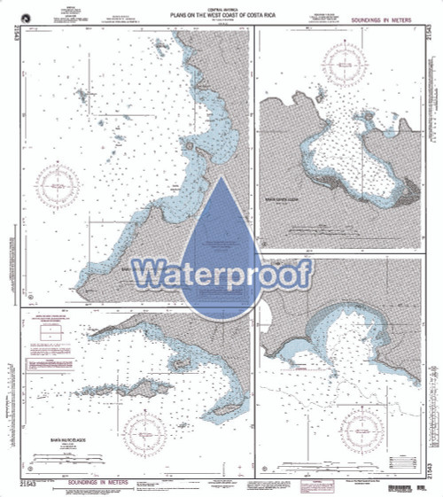 Waterproof NGA Chart 21543: Plan: Puerto Sandino