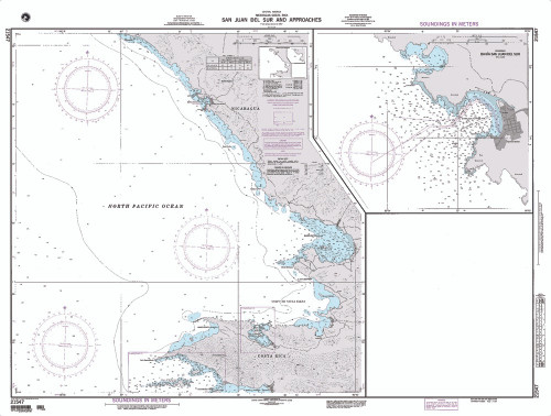 NGA Chart 21547: San Juan del Sur and Approaches