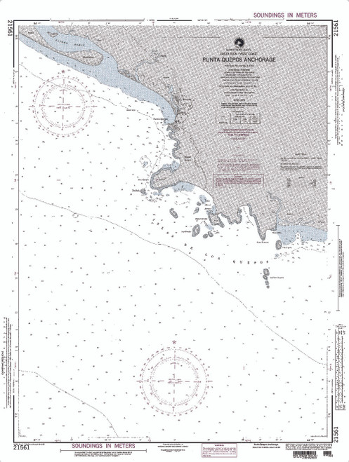 NGA Chart 21561: Punta Quepos Anchorage