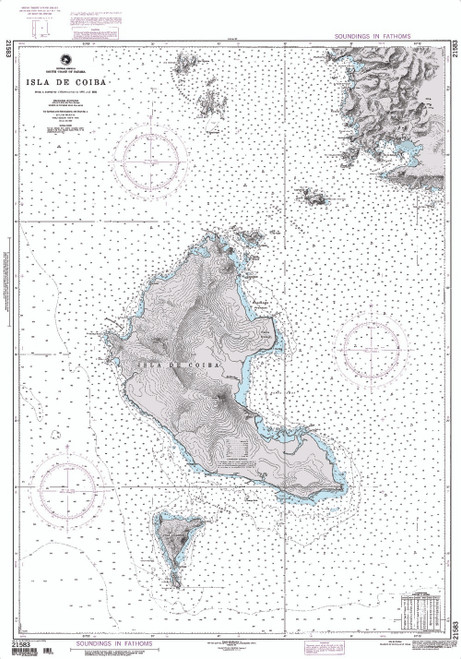 NGA Chart 21583: Isla de Coiba