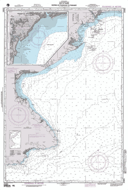 NGA Chart 21601: Morro de Puercos to Panama