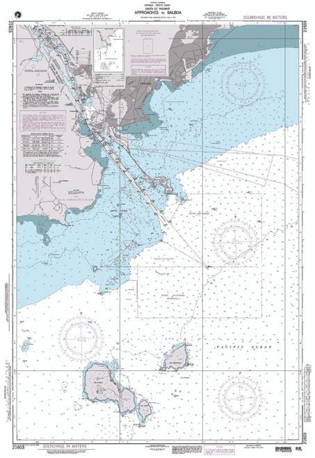 NGA Chart 21603: Approaches to Balboa