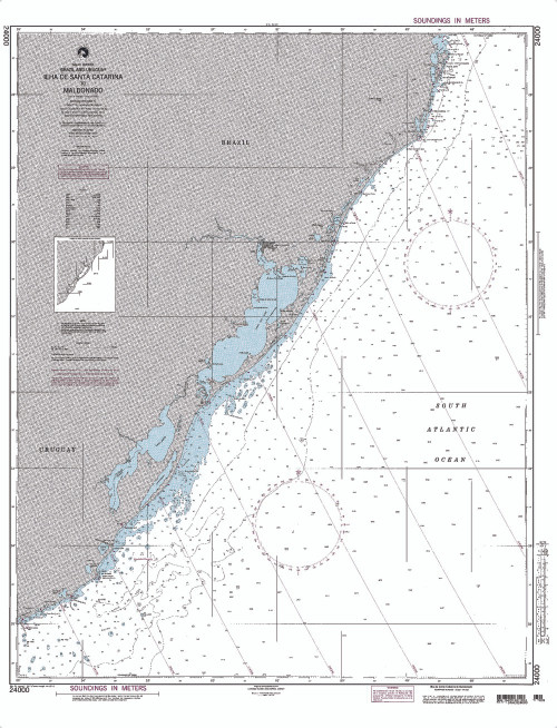 NGA Chart 24000: Ilha de Santa Catarina to Maldonado