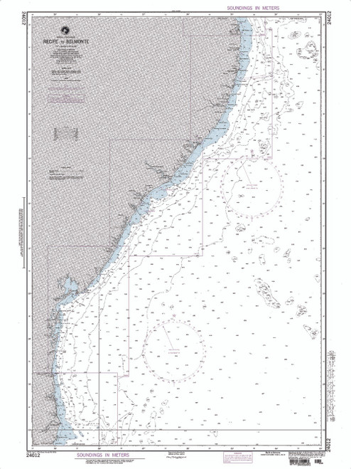 NGA Chart 24012: Recife to Belmonte