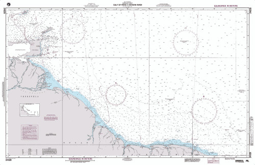 NGA Chart 24028: Gulf Of Paria to Maroni River