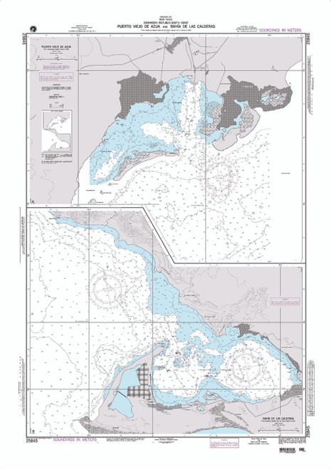 NGA Chart 25845: Puerto Viejo De Azua and Bahia de Las Calderas