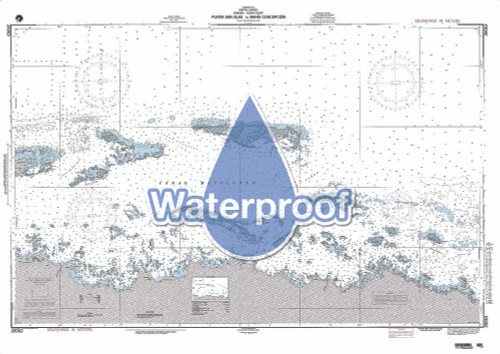 Waterproof NGA Chart 26063: Punta San Blas to Bahia Concepcion