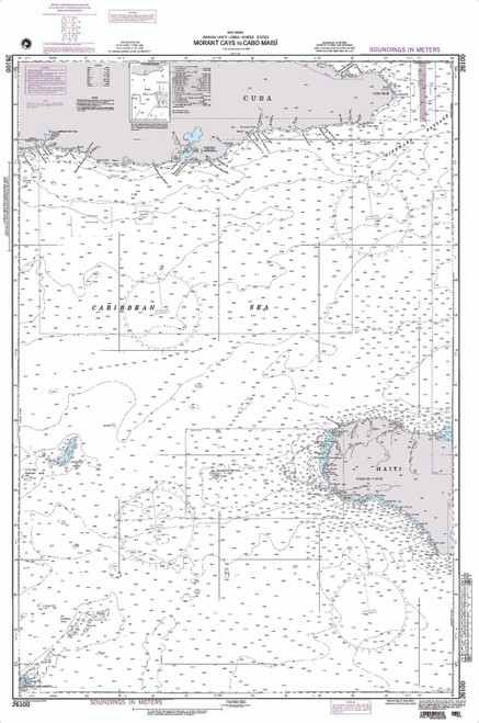 NGA Chart 26100: Morant Cays to Cabo Maisi