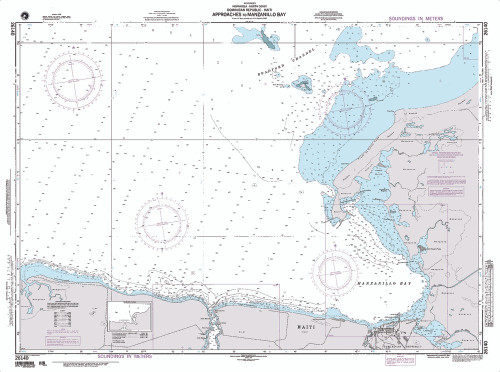 NGA Chart 26140: Approaches to Manzanillo Bay