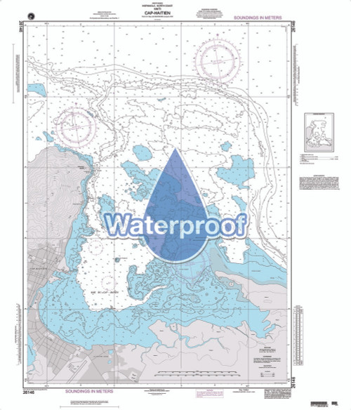 Waterproof NGA Chart 26146: Cap - Haitien