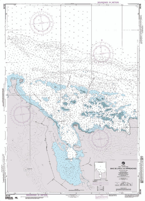 NGA Chart 26148: Baie de Lacul and Appraoches