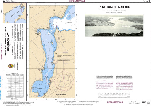 CHS Chart 2218: Penetang Harbour