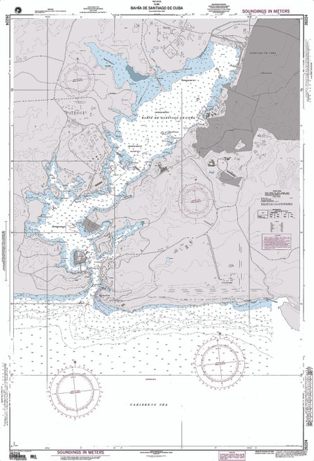 NGA Chart 26224: Bahia de Santiago de Cuba