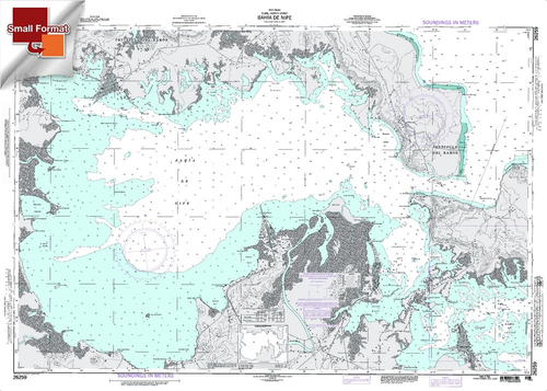 NGA Chart 26259: Bahia De Nipe, Approx. Size 21" x 30" (SMALL FORMAT WATERPROOF)