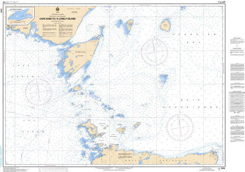 CHS Chart 2235: Cape Hurd to/Ã  Lonely Island