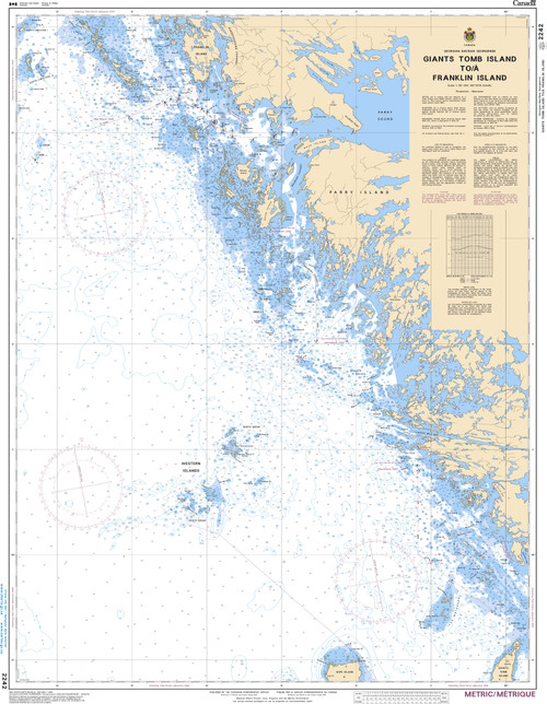 CHS Chart 2242: Giants Tomb Island to/Ã  Franklin Island