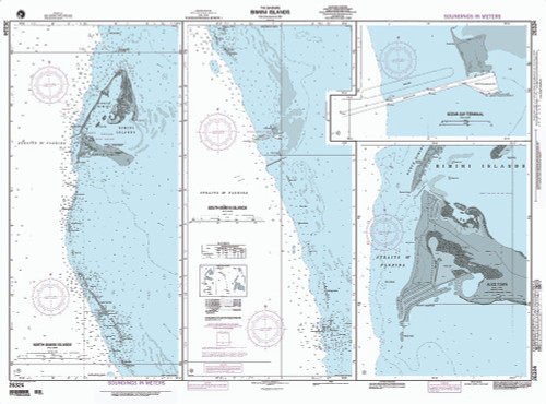 NGA Chart 26324: Bimini Islands; Panel A North Bimini Islands