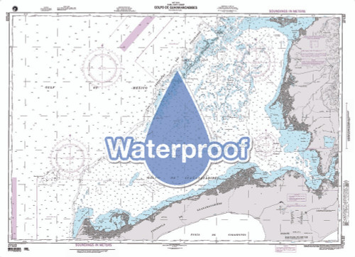 Waterproof NGA Chart 27122: Golfo de Guanahacabibes