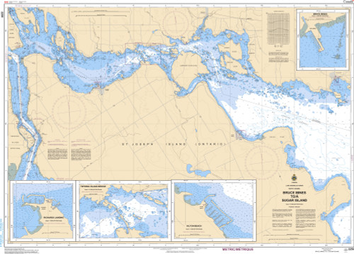 CHS Chart 2250: Bruce Mines to/Ã  Sugar Island
