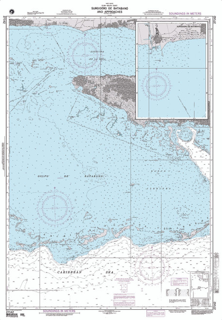 NGA Chart 27142: Surgidero de Batabano and Approaches