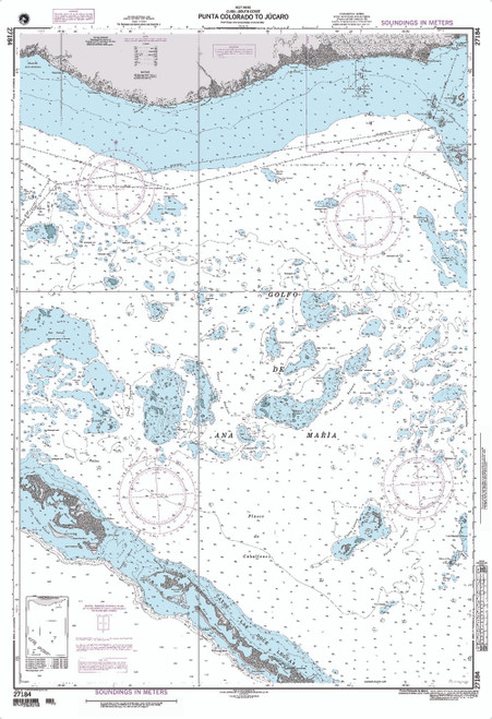 NGA Chart 27184: Punta Colorado to Jucaro