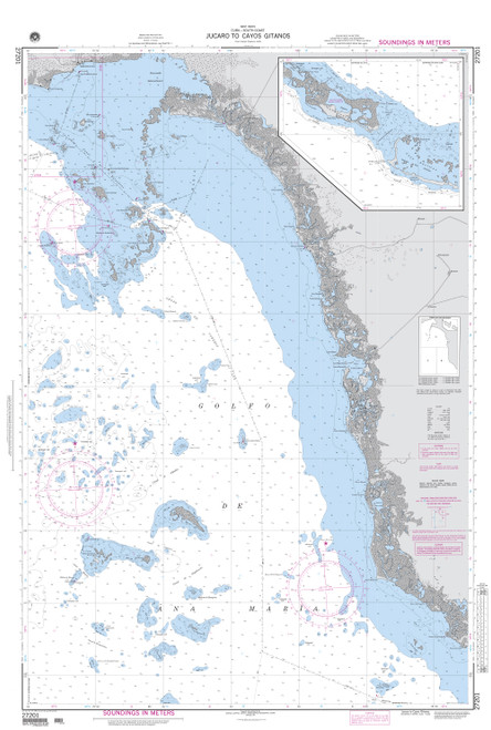 NGA Chart 27201: Jucaro to Cayos Gitanos